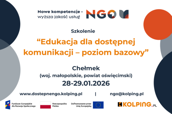 grafika z informacją o terminiez szkoleń bazowych w Chełmku 28-29.01.2026