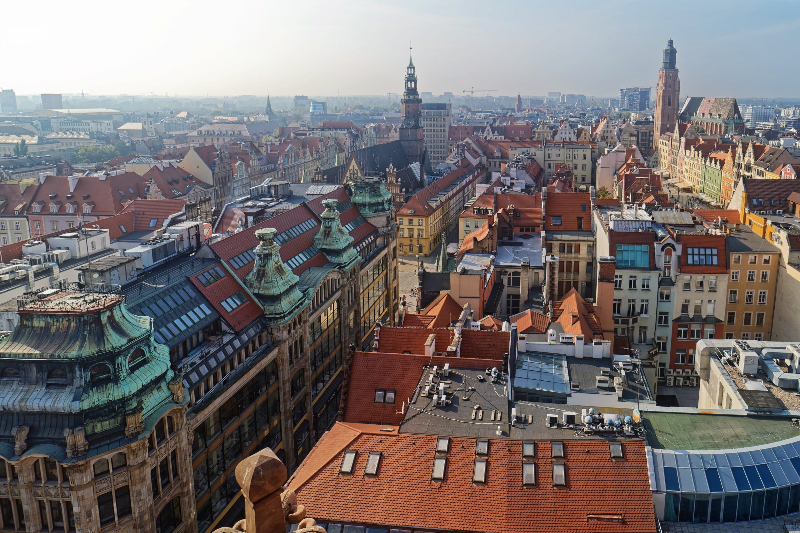 panorama miasta Wrocław